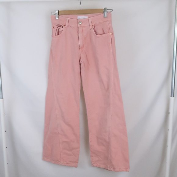 Zara Jeans Zara Girls Pink Wide Leg Pants Size 112 Poshmark